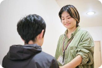 スタッフと利用者